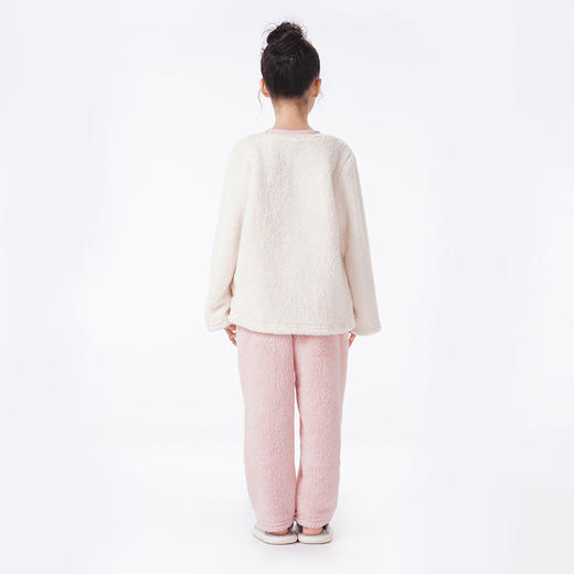 都市丽人眯雅佳睡衣超值精选长袖长毛绒厚童装法兰绒长袖长裤JHT2B4 商品图3