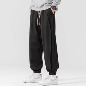 【新款DSL】大依优型大码男装束脚休闲运动裤加肥加大男裤潮流韩版卫裤