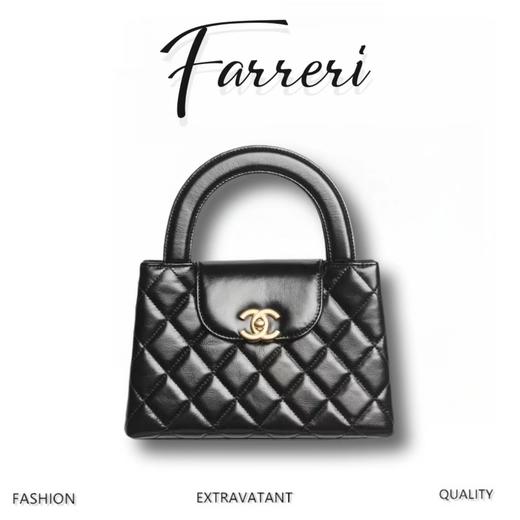 香奶奶 K Kelly手柄包 黑色 大号 商品图0