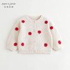 马克珍妮女童立体花朵针织开衫儿童毛衣宝宝外套秋冬新款241038 商品缩略图2