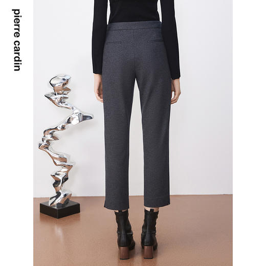 皮尔卡丹女装裤子西装裤深灰色羊毛西裤时尚显瘦女裤P3325T3959H0
 商品图2