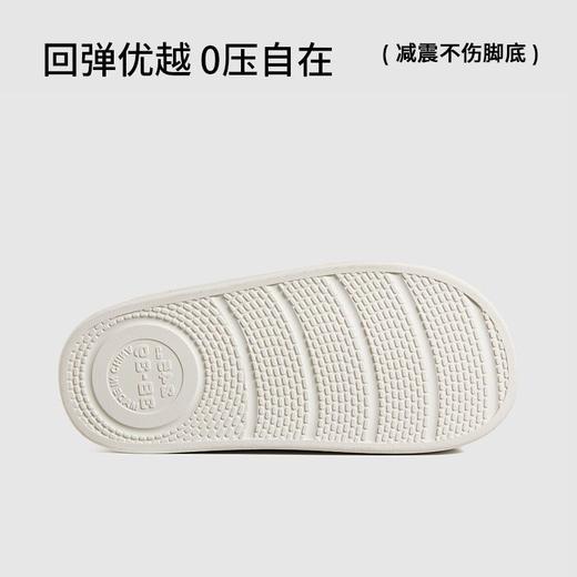 朴西小酥烙棉拖鞋女士冬季保暖毛绒拖鞋情侣款室内简约款家居拖鞋 商品图3