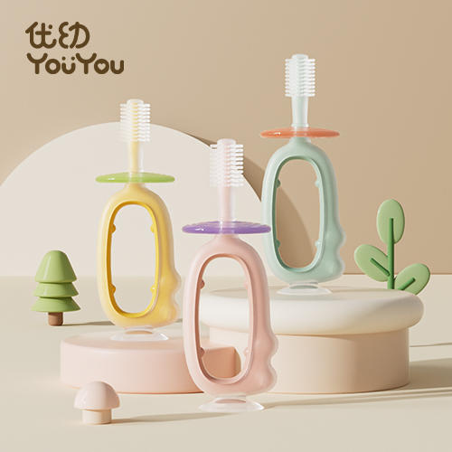 优幼360°硅胶训练牙刷 商品图0