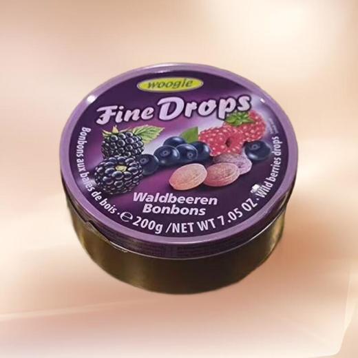 woogie牌野莓味水果硬糖 200g/盒 商品图0