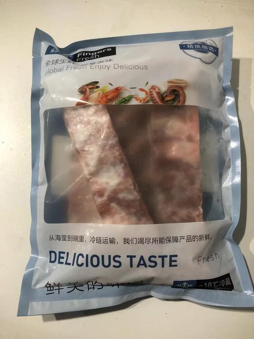弹指鲜生精选猪肋排1000g*2袋 商品图2