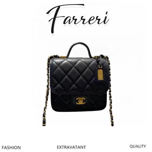 香奶奶22K 2尺寸！邮差豆腐包 黑金 商品图0