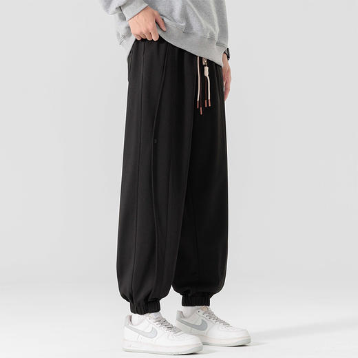 【新款DSL】大依优型大码男装束脚休闲运动裤加肥加大男裤潮流韩版卫裤 商品图6