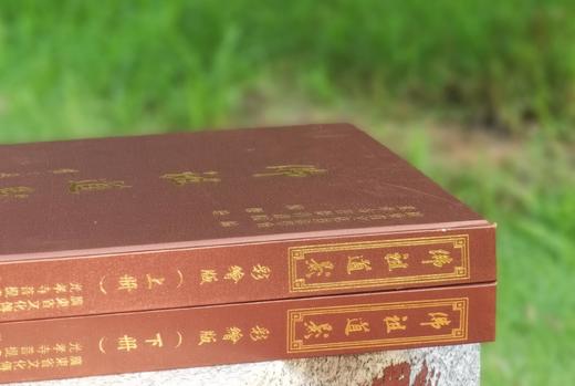 《佛祖道影》:彩绘版，全2册，绸布面精装，16开，广东省文化传播学会编，陈杰 绘 ；岭南美术出版社2012年一版一印，定价：380，售价：80。 商品图2