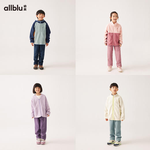 幼岚童装「软软壳2号」长大裤挡风保暖24秋季新款儿童男女童裤子 商品图2