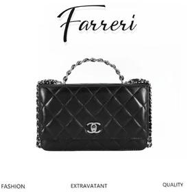 香奶奶 k 新款水钻手柄风琴  黑色