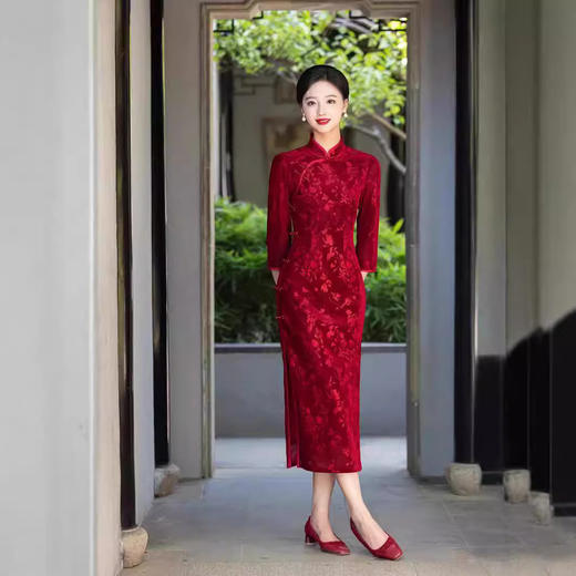 MYJ 127-1妈妈复古气质日常可穿旗袍 商品图3