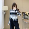 【99元/1件 169元/2件】女丨女士天丝竹棉条纹衫长袖T恤春秋女士衣服【FF24809】 商品缩略图3