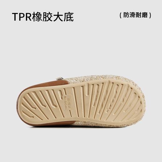 朴西繁星棉拖鞋女复古小香风冬季保暖防滑家居室内拖鞋情侣家用 商品图3