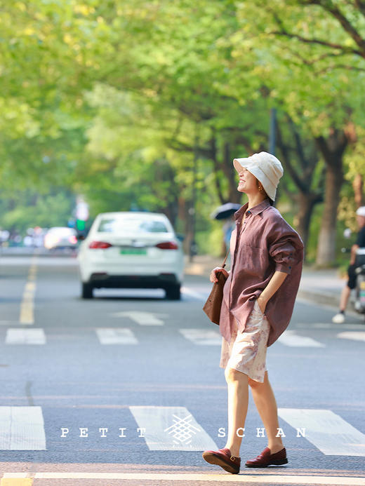 PETIT SCHAN小闪 CLO#580 Bri has bloomed flowers 布里生花 日本笼染纯棉灯芯绒直筒短裤 商品图1