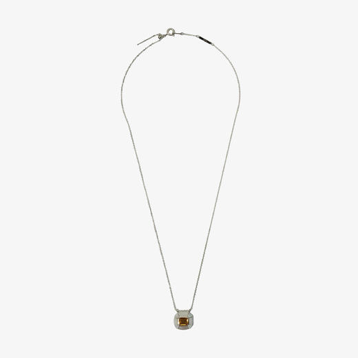 北京仓｜PLOW-Chamomile Citrine-黄水晶 银色 项链［日本设计师］ 商品图1