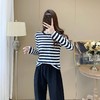 【99元/1件 169元/2件】女丨女士天丝竹棉条纹衫长袖T恤春秋女士衣服【FF24809】 商品缩略图4