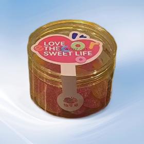 怡可诺牌橡皮糖（酸桃心形）120g/盒