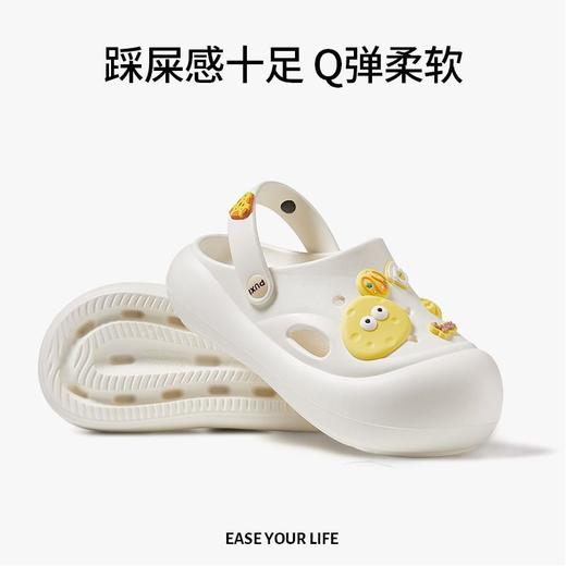 朴西扶摇洞洞鞋女厚底夏透气防滑包头户外凉拖鞋可爱海边沙滩鞋 商品图3