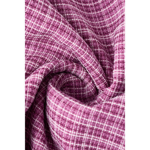 剩L 米思阳2026春季新款知性高级轻奢细格纹开叉修身半身裙品牌女装3699 商品图3