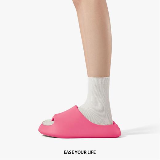 【清仓款】posee朴西湾流情侣居家厚底凉拖鞋女士夏浴室防滑室内家居拖鞋女 商品图1