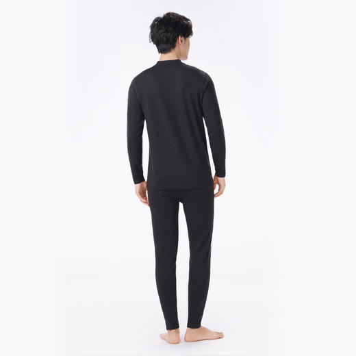 都市丽人都市锋尚保暖衣舒暖套装羊绒蛋白抗菌绒中厚男士保暖衣套装FWTAA3 商品图4