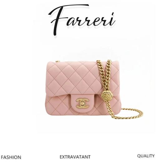 香奶奶 23S 4色山茶花调节扣方胖子 18cm 商品图0