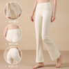 2024新款无尴尬线微喇瑜伽裤女外穿薄款高腰提臀健身喇叭裤 SQ 4110 商品缩略图1