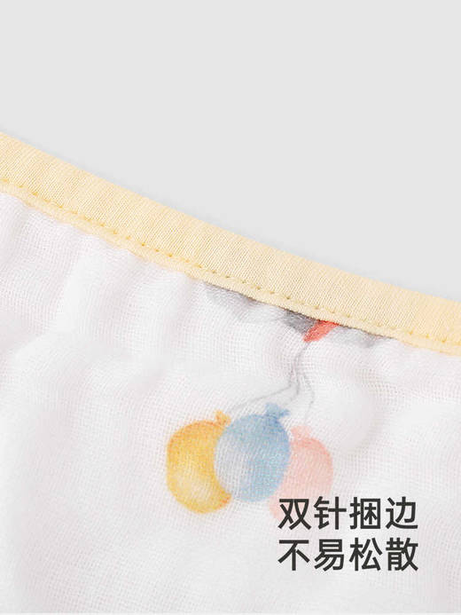 英氏婴儿三角巾纯棉抗菌宝宝口水巾3条装2024新款YLSBJ0Q667A 商品图3
