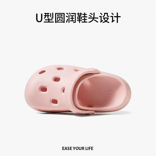 【专享】朴西小小麻豆男女童凉拖鞋室内家居厚底防滑踩屎感儿童洞洞鞋春夏季 商品图3