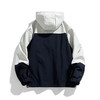 【新款DJR】大依优型大码连帽夹克加肥加大休闲胖子宽松外套上衣男装潮流户外 商品缩略图1