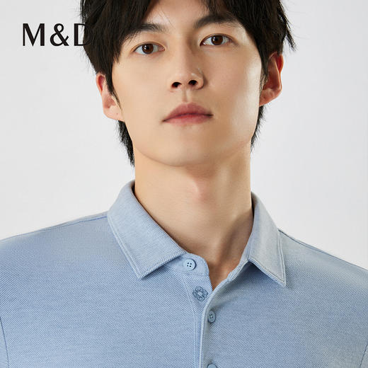 【名盾】翻领长袖T恤MXCL11654B 商品图3