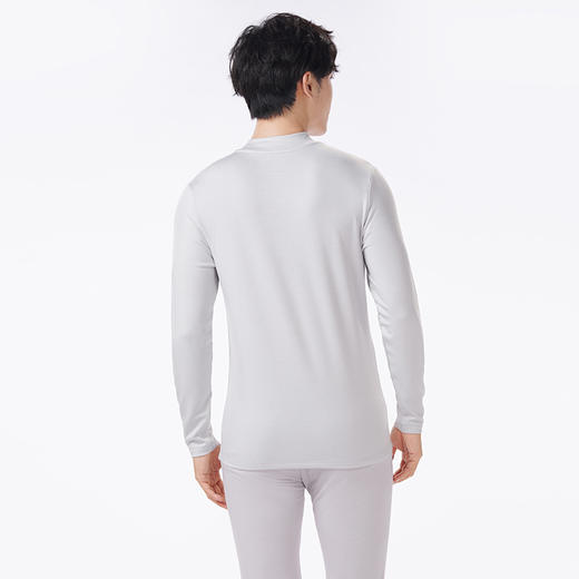 都市丽人都市锋尚保暖衣舒暖单件上衣热可可2.0中厚男士保暖衣发热纤维单件FWT5A1 商品图3