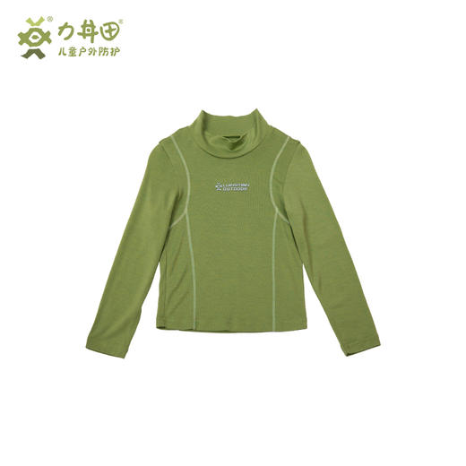 力丼田儿童户外秋冬款 吸湿保暖长袖打底 19%羊毛吸湿柔软亲肤 L2421S017CCPE 商品图9