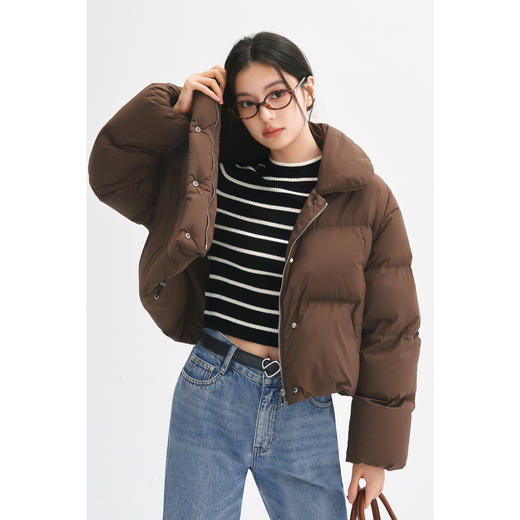 【严选】诗凡黎小翻领糯叽叽羽绒服7F9380021 商品图4