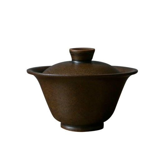茶香记 古铜彩皇后盖碗 釉色独特 沉稳内敛 静谧清雅 意境突出 功夫茶具 商品图4