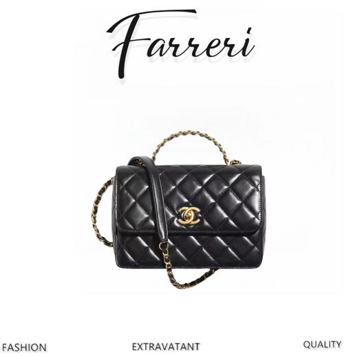 香奶奶 油蜡牛皮手柄包，手柄 手提 商品图0