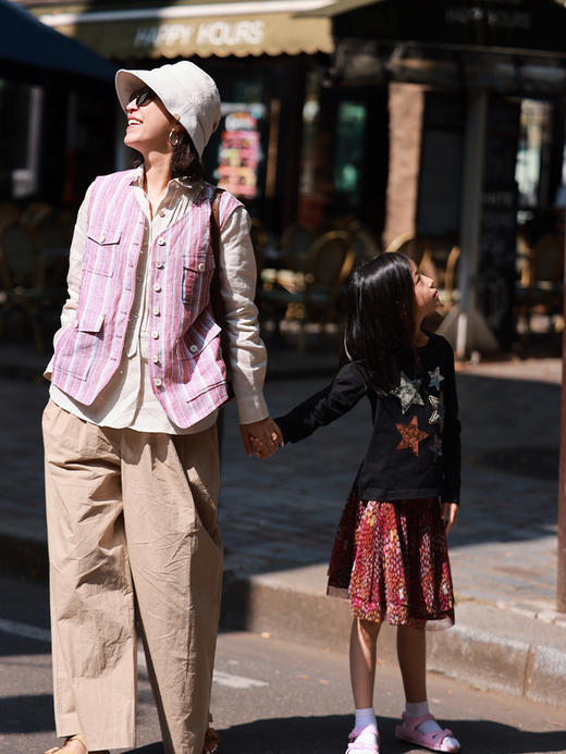 PETIT SCHAN小闪 #070 Chaser of Light 追光者  法国进口精梳亚麻立裁手工捏褶渔夫帽 商品图10