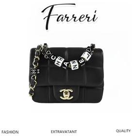 香奶奶 23c 早春度假系列  美骰子方胖子 正品皮