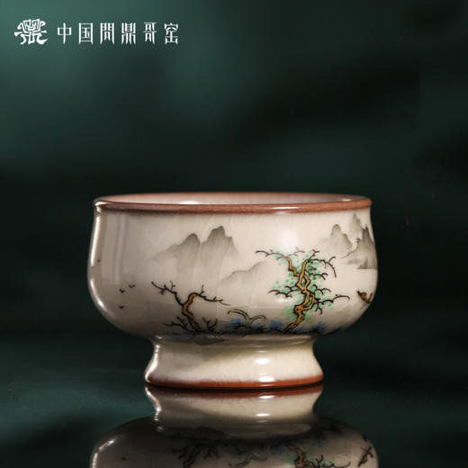 问鼎哥窑瑾瑜杯（江中泛舟） 商品图0