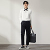 柒牌男装九分裤男锥形休闲裤2024秋冬新款时尚百搭黑色丝绒萝卜裤	127H72460 商品缩略图3