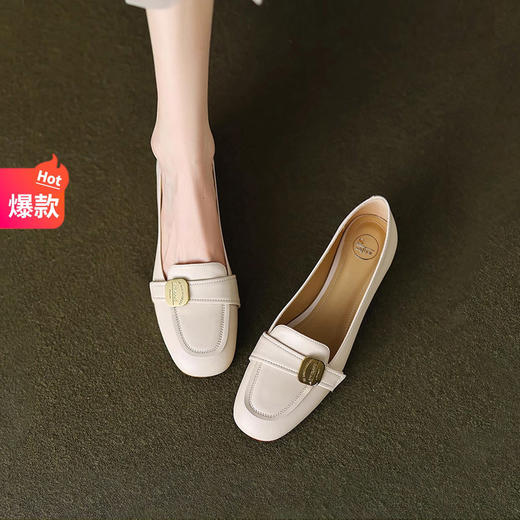 品质好货 | 索菲娅2024春秋乐福鞋时尚厚底气质高级感女鞋 SF32115707 商品图0