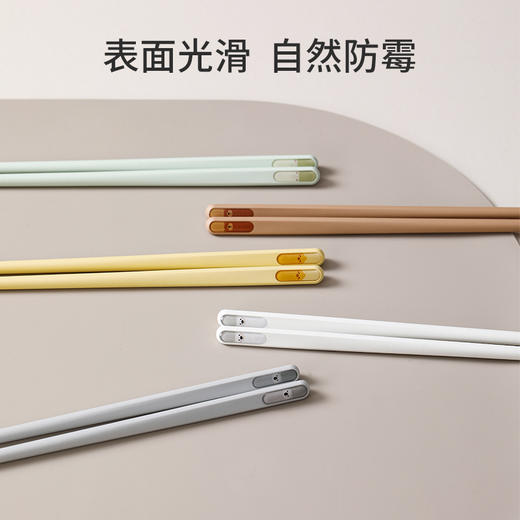 FaSoLa动物派对卡通可爱合金筷子家用儿童高档抗菌防霉一人一筷 商品图3