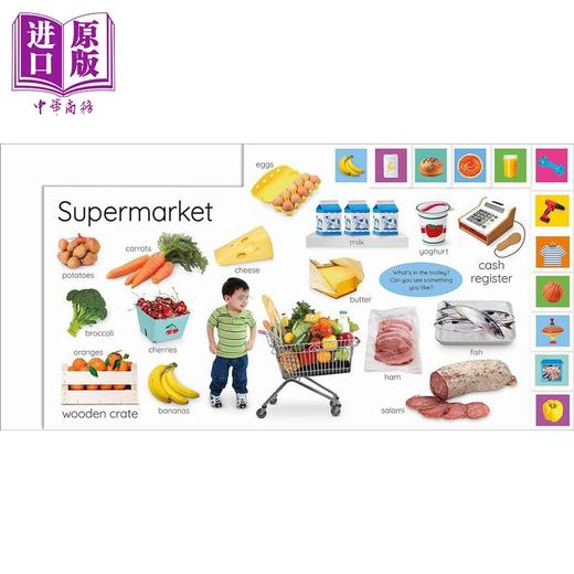预售 【中商原版】My First系列 DK启蒙6册 儿童低幼亲子启蒙绘本 早教幼教认知读物 纸板书 英文原版 0-5岁 商品图3