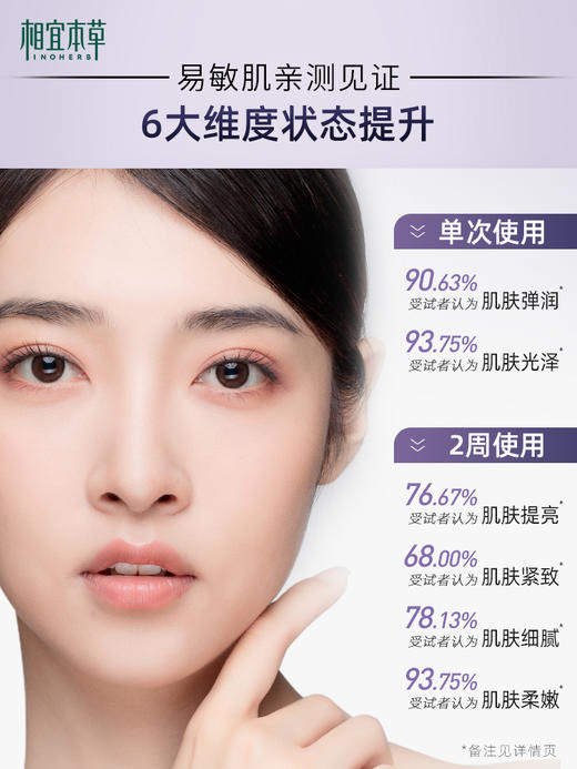 相宜本草双效鲜活冻干精华面膜 补水保湿 提亮肤色 焕发青春 商品图3