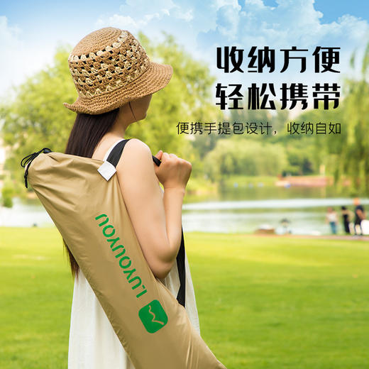 出游季路悠悠升级液压全自动帐3-4人-米白ZC0703帐篷全自动液压，3秒速开 商品图4