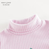[科技发热]马克珍妮女童绣花半高领打底衫儿童T恤宝宝冬装241529 商品缩略图5