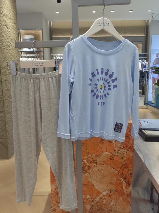 【印花莫代尔】SCHIESSER德国舒雅男童莫代尔七分袖长裤套装3B/18590H 商品图1