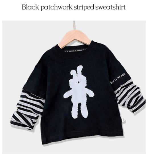 🌈【2024儿童秋冬新款可爱潮流时尚卫衣】🌸又到了喜欢卫衣的季节 🔸这款卫衣你一定不能错过🍹 独特的设计让宝宝瞬间成为焦点🔥🔥🔥 材质优良，做工精细，给宝宝满满的爱🤩！ 商品图3