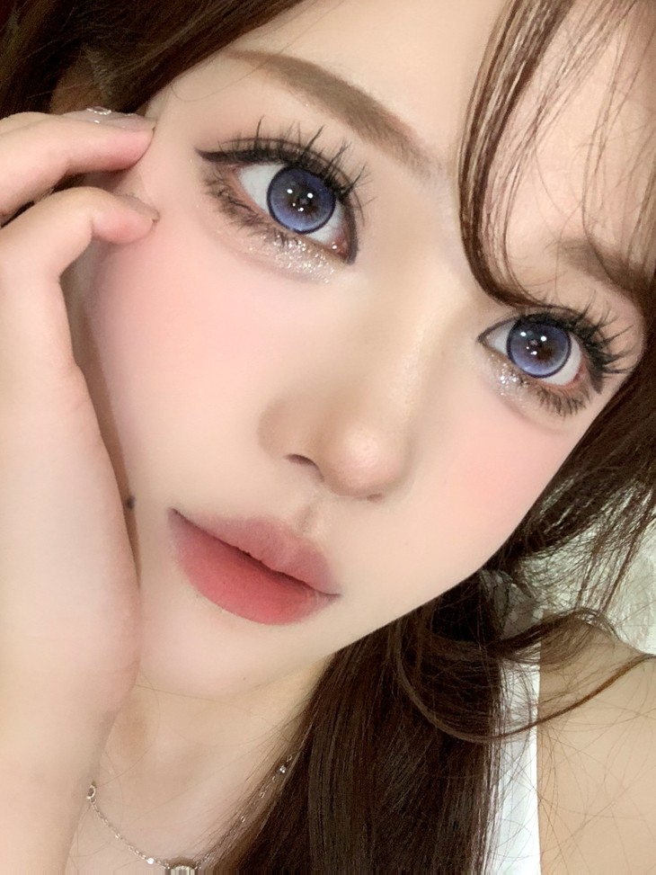 ISLANDCON 幻灵紫泪14.5mm 年抛纯欲幼态十足芭比Doll美瞳 蓝紫色-VVCON美瞳网18