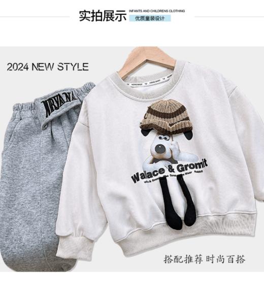🌈【2024儿童秋冬新款可爱潮流时尚卫衣】🌸又到了喜欢卫衣的季节 🔸这款卫衣你一定不能错过🍹 独特的设计让宝宝瞬间成为焦点🔥🔥🔥 材质优良，做工精细，给宝宝满满的爱🤩！ 商品图4